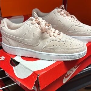 Women’s Nike Court Vision Low Pearl Sneakers